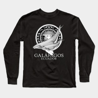 Humpback Whales Ecuador Galápagos Long Sleeve T-Shirt